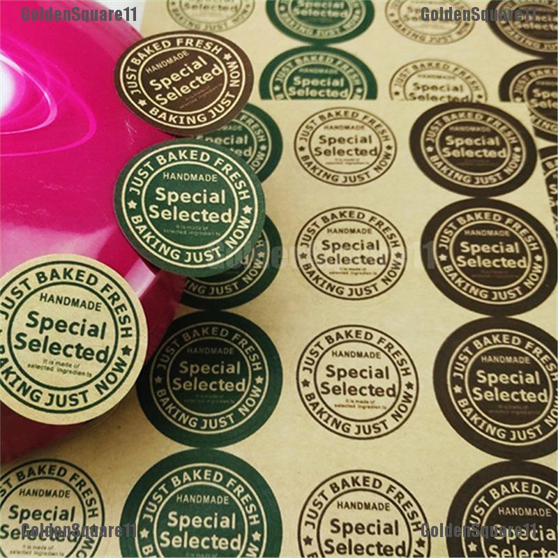 Nhãn Dán Trang Trí Hộp Quà Xà Phòng / Bánh Quy DIY