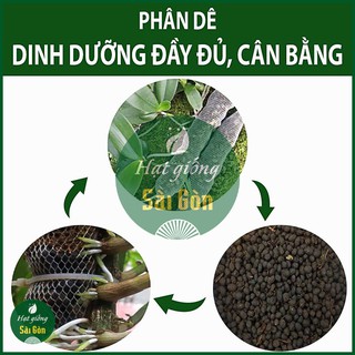 Phân Dê Bón Lan Đã Qua Xử Lý Trichoderma - Túi Lưới 10cm - 15cm - 20cm