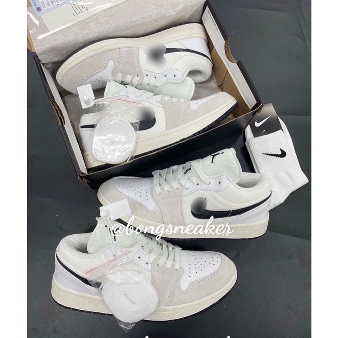 Giày Thể thao sneaker JD Xám mới cổ thấp cổ cao bản mới Nam nữ cao cấp Ảnh thật