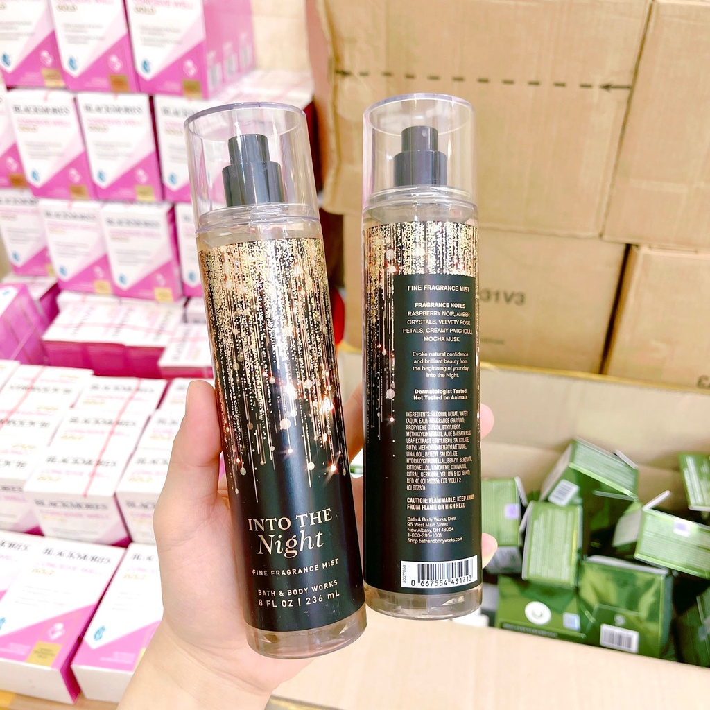 Body mist Bath And Body Works xịt thơm toàn thân hương nước hoa Fullsize 236ml - Nước hoa nữ