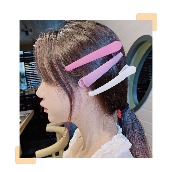 Kẹp mỏ vịt size dài 12cm bóng nhám cao cấp