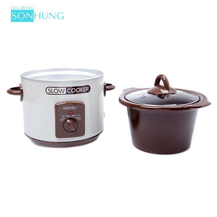 NỒI TIỀM KOREA KING KSC-30R DUNG TÍCH 3L[BẢO HÀNH CHÍNH HÃNG 1 NĂM]