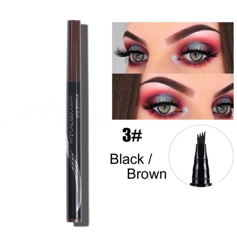 [Hàng mới về] Bút trang điểm kẻ chân mày PHOERA cao cấp tiện dụng