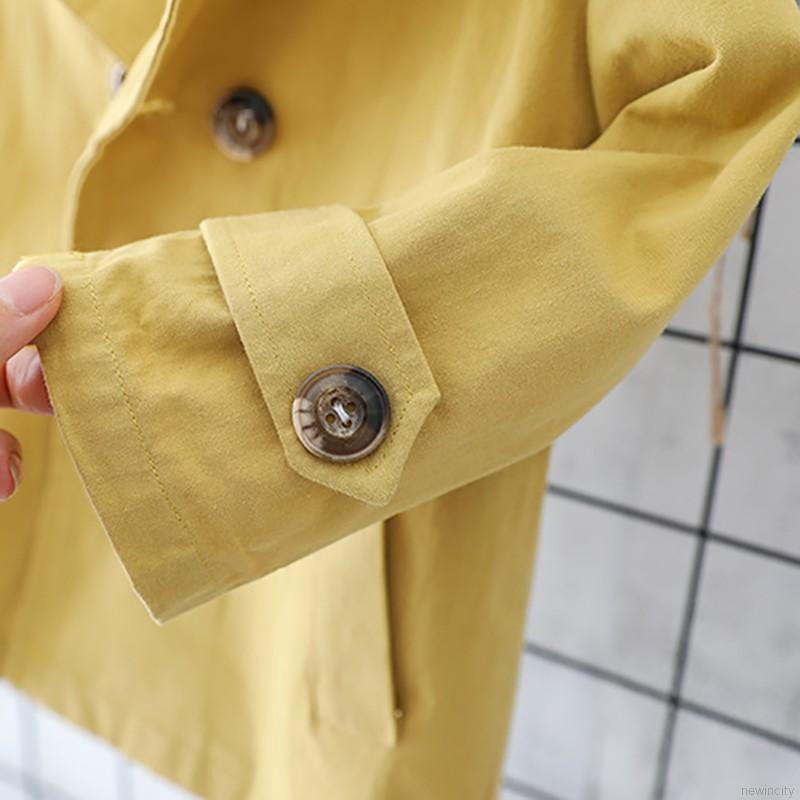 Áo khoác kiểu dáng đơn giản thời trang phong cách Hàn Quốc dành cho bé gái