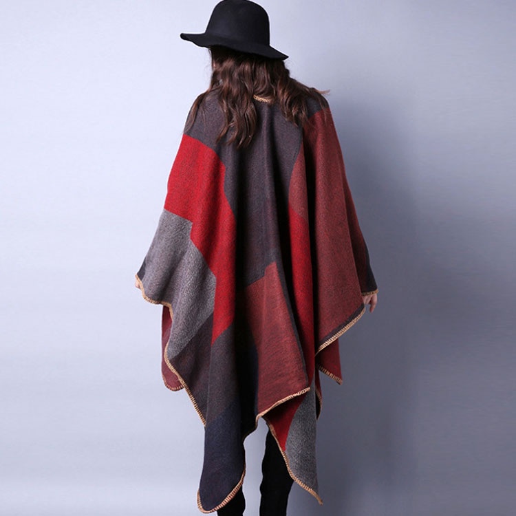 [spot] [khoác choàng tua rua lớn] Áo khoác cardigan dày ấm áp hai cách sử dụng thời trang Châu Âu và Mỹ cho nữ [Hanchao life]
 | BigBuy360 - bigbuy360.vn