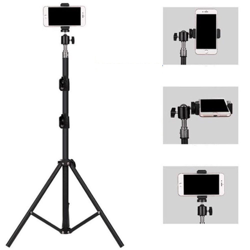 Giá đỡ điện thoại-Tripod quay TikTok chân đèn livestream chân đỡ máy ảnh