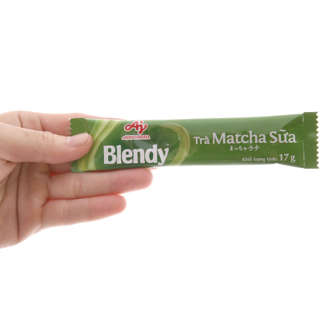 Trà Matcha Sữa Ajinomoto Blendy Hộp 10 Gói x 17g
