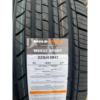 Lốp xe ôtô 225/45r17 91v milestar - lắp xe kia cerato, kia k3, huyndai elentra