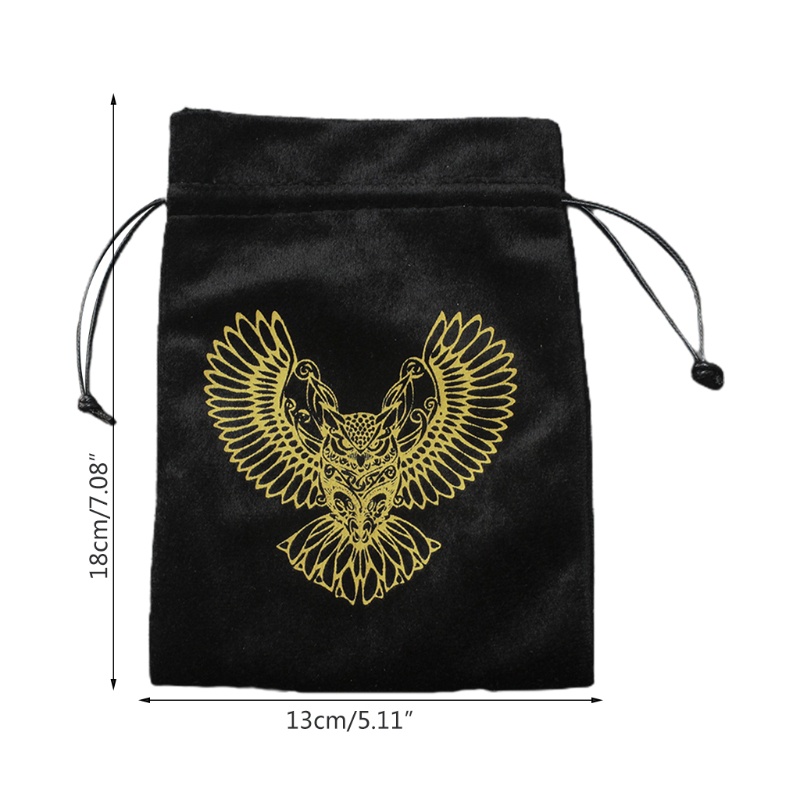 Flgo Túi Dây Rút Đựng Trang Sức Bằng Vải Nhung