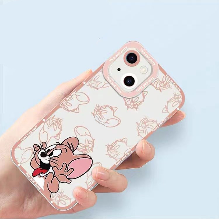 Ốp Điện Thoại Silicon TPU Mềm Trong Suốt In Họa Tiết Dễ Thương Cho IPhone 14 12 13 6 6S 7 8 Plus X XS XR 11 Pro Max