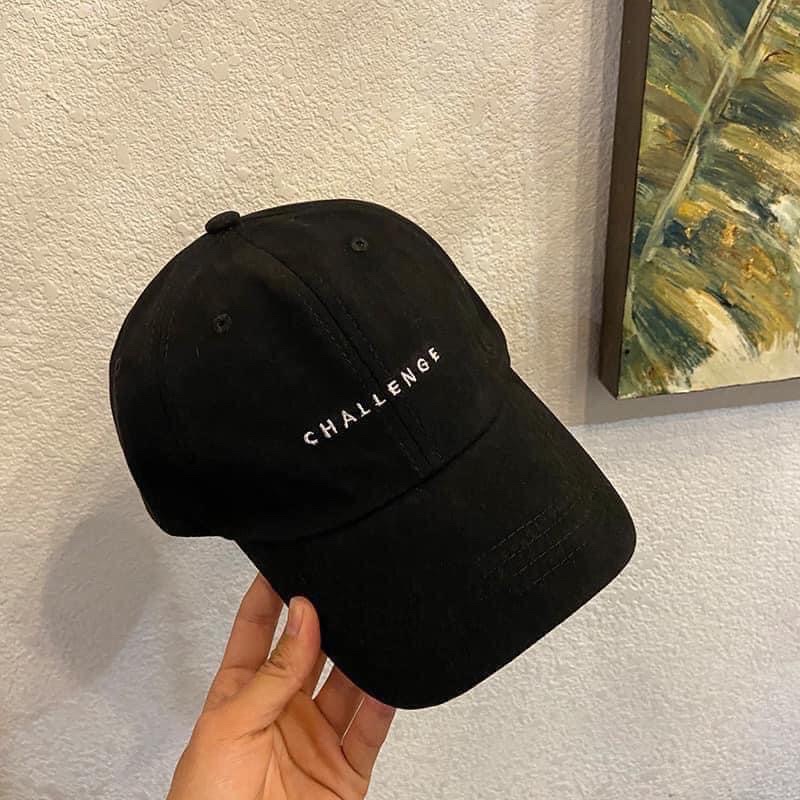 Mũ lưỡi trai màu thêu chữ màu vintage