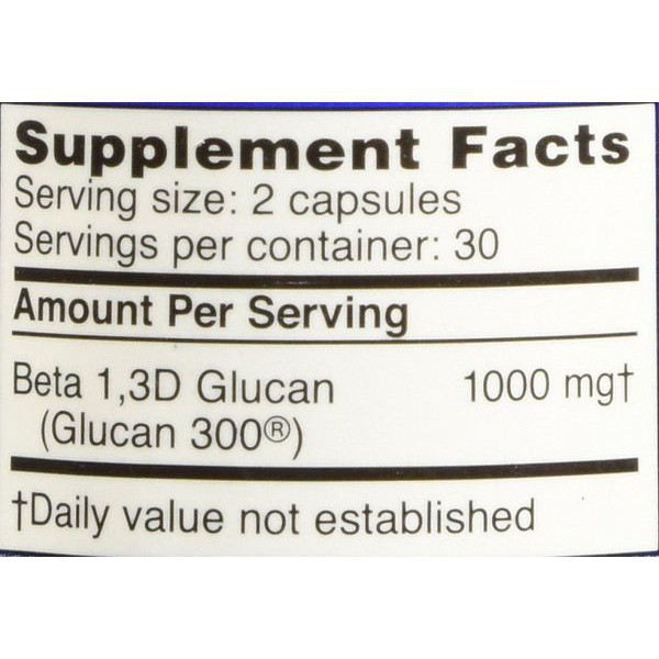 Beta glucan 1,3d 500mg Thực Phẩm Tăng Cường Miễn Dịch Số 1 USA