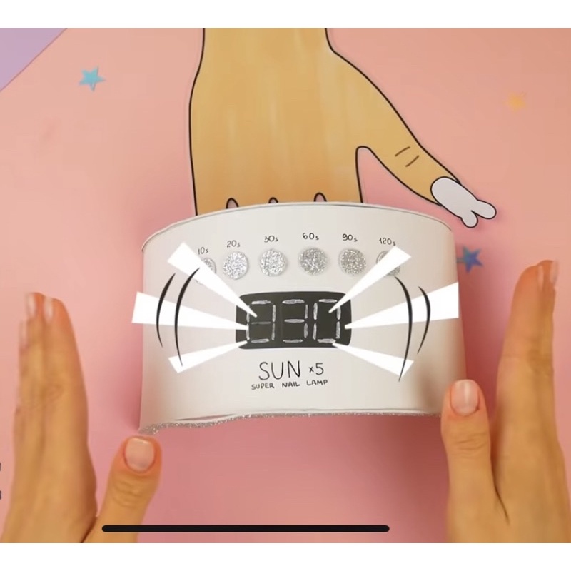 Bộ làm nail bằng giấy ❤️