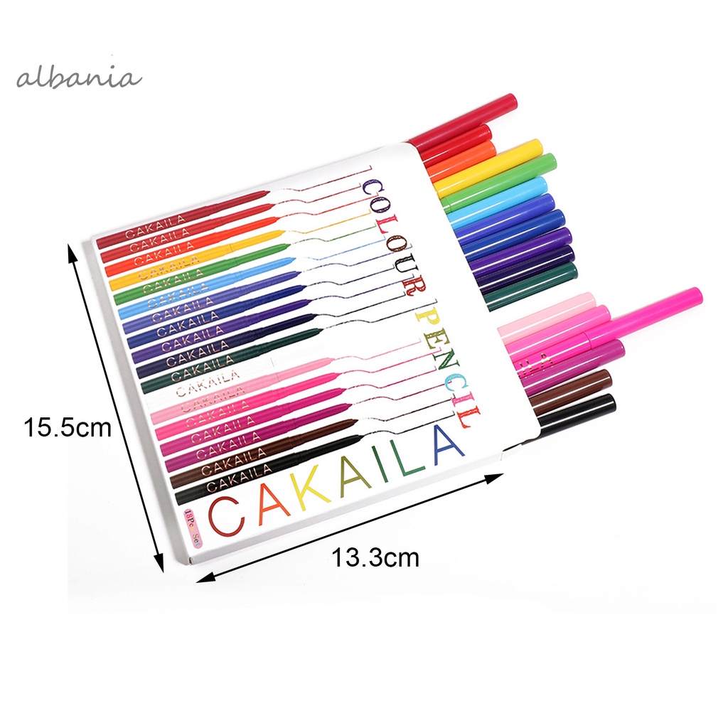 Bút kẻ mắt 18 màu sắc tùy chọn chống nước tiện dụng | BigBuy360 - bigbuy360.vn