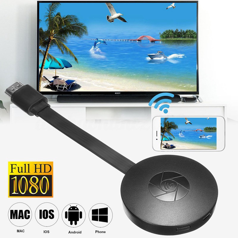 Trình phát video không dây Google Chromecast với màn hình 1080P HD