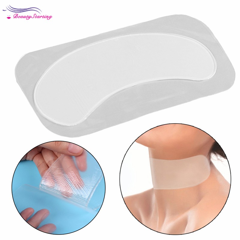 [Hàng mới về] Miếng dán cổ silicone tàng hình chống nếp nhăn có thể tái sử dụng tiện lợi | WebRaoVat - webraovat.net.vn