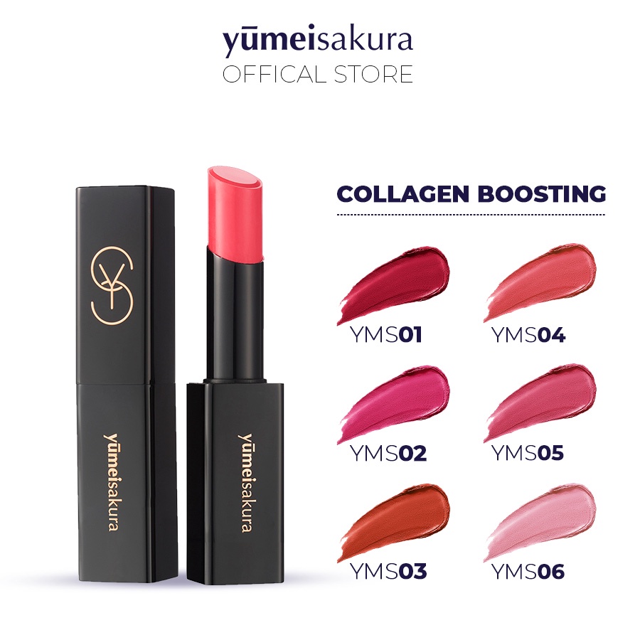 Combo Son Khóa Màu Siêu Dưỡng - Dòng Collagen Boosting - Matte Revolution Yumeisakura