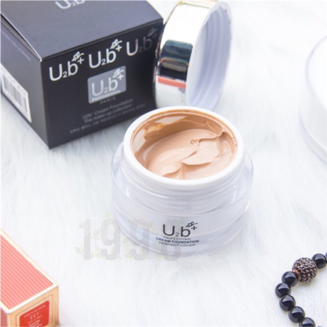 Kem nền trang điểm chuyên nghiệp Hàn Quốc dạng hủ Cream Foundation U2b | BigBuy360 - bigbuy360.vn