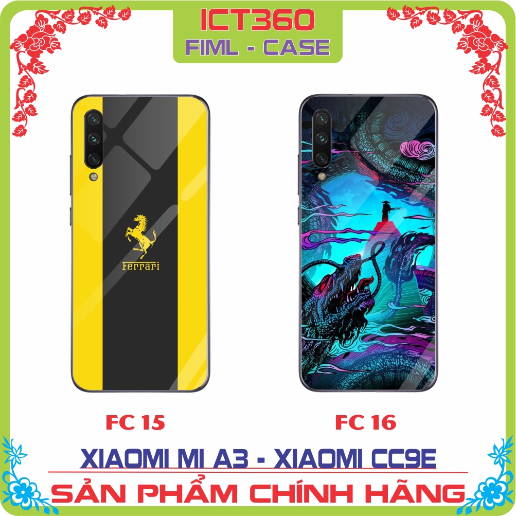 Ốp lưng kính Xiaomi Mi A3 - CC9E - Nhận in ảnh theo yêu cầu