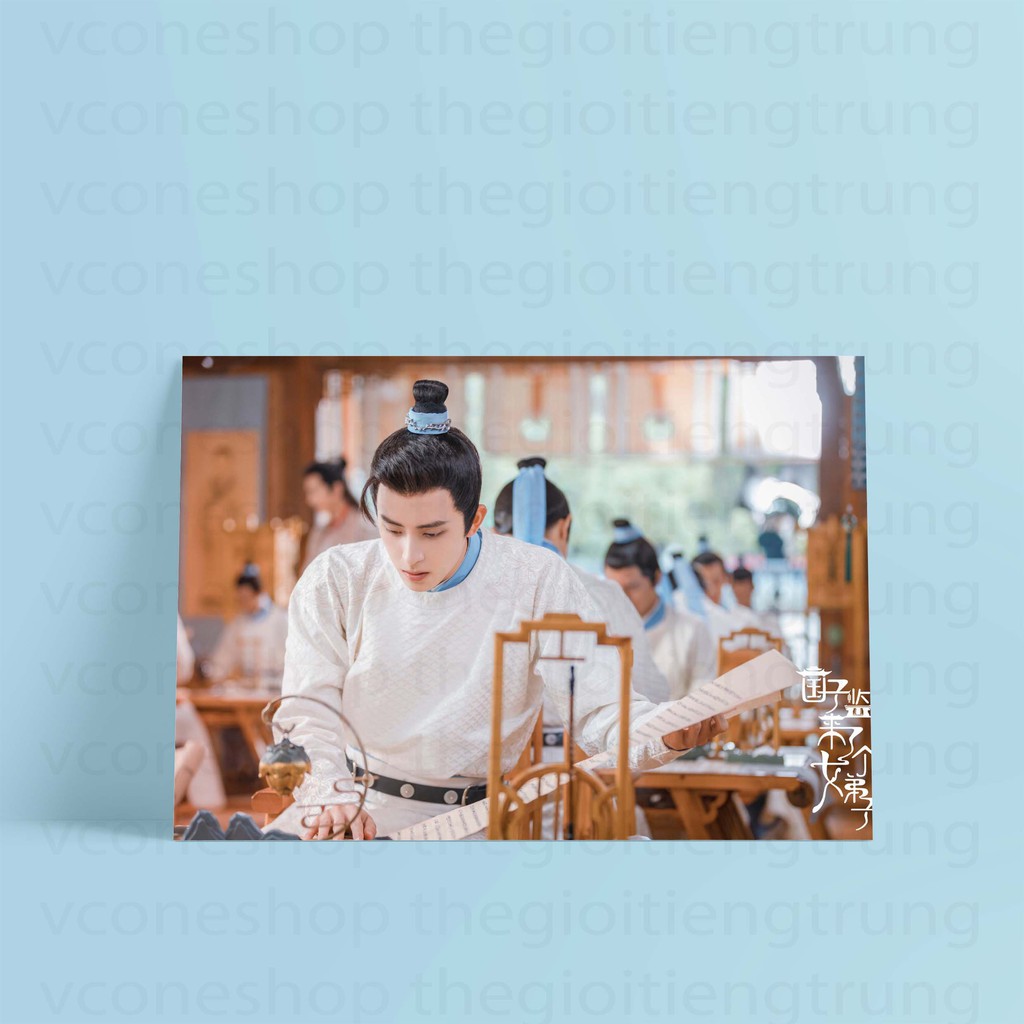 (NHIỀU MẪU) Tấm Postcard cao cấp giấy 260gsm in hình QUỐC TỬ GIÁM CÓ MỘT NỮ ĐỆ TỬ Triệu Lộ Tư phim ảnh Hoa ngữ ảnh đẹp