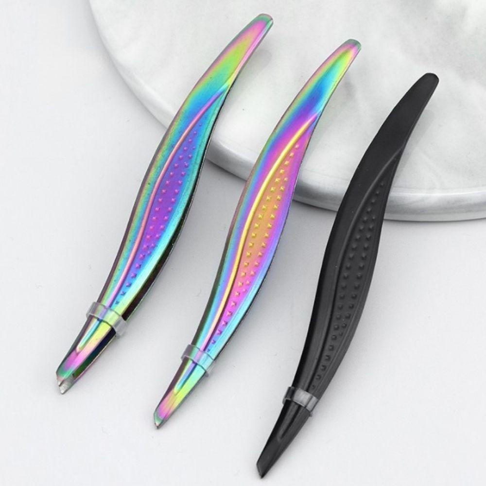 OCEANMAP Nhíp Tỉa Lông Mi / Lông Mày Bằng Thép Không Gỉ Chuyên Nghiệp