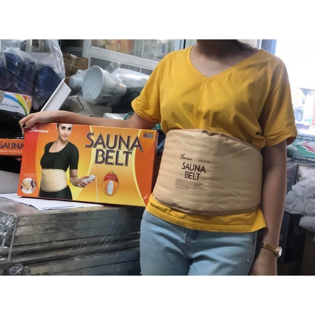 Đai quấn nóng giảm mỡ bụng Sauna Belt Chính hãng, Bảo hành đổi mới 12 tháng