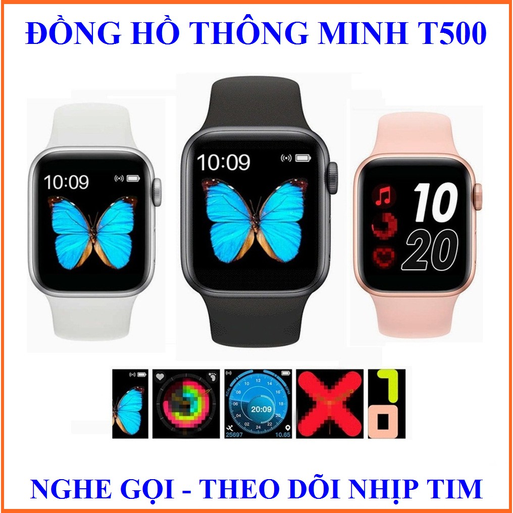 💥 Đồng Hồ T500 Seri 5 Thế hệ mới Smart Watch, đồng hồ thông minh