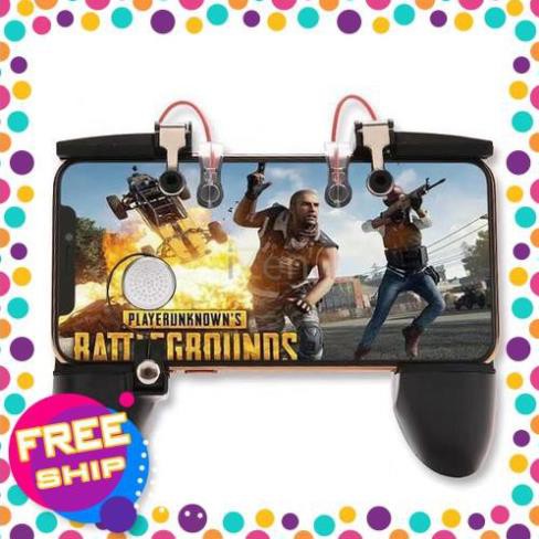 💥SUPPER GAME💥 Combo Tay cầm Chơi Game Liên Quân PUBG ROS và Bộ 2 nút bấm hỗ trợ chơi PUBG K01 💥 SIÊU HOT💥