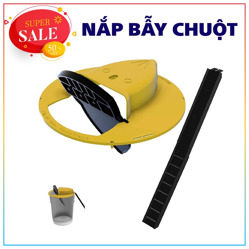 Bẫy Chuột Tự Động Thông Minh Có Nắp Trượt an toàn