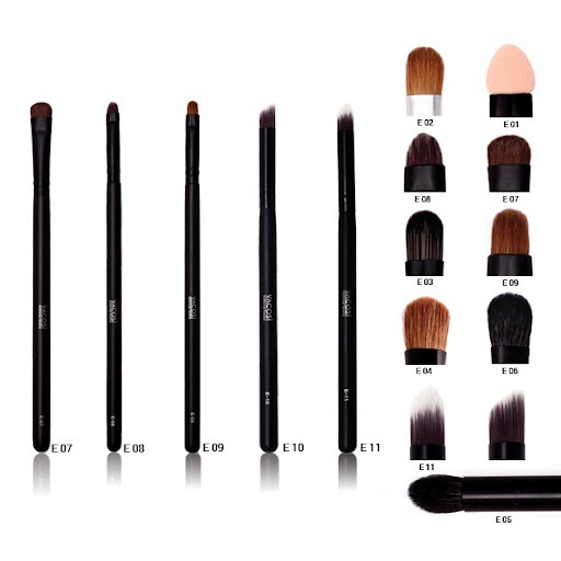 Cọ Trang Điểm Vacosi Makeup Brush Các Loại (Cọ Má, Mắt, Môi, Mũi ...)