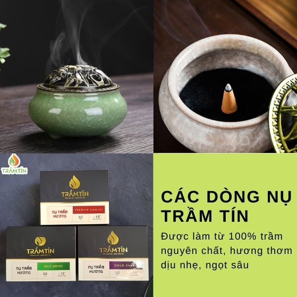 Lư sứ xông trầm hương, đỉnh đốt trầm men rạn ngọc cao cấp nhiều màu sắc, nắp đồng hoa mai. Tặng 1 nụ trầm hương Trầm Tín