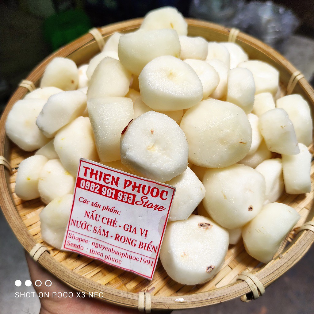 Củ năng tươi - giá sale 1kg 39k - làm thạch nấu chè - ship hỏa tốc ở SG