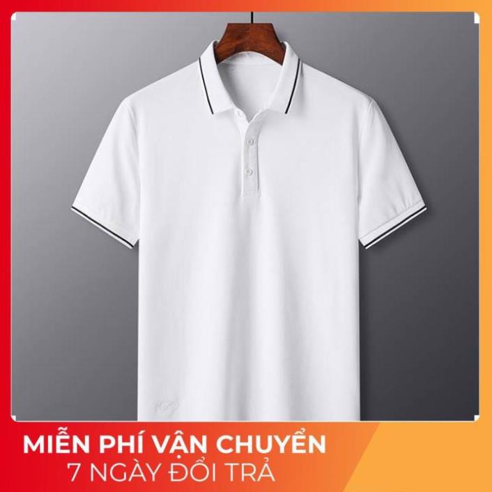 f FASHIONT4MA2 giảm 100% tối đa 10k cho đơn từ 50k Áo Polo,nam, Áo thun có cổ cotton trơn basic thời trang công sở g