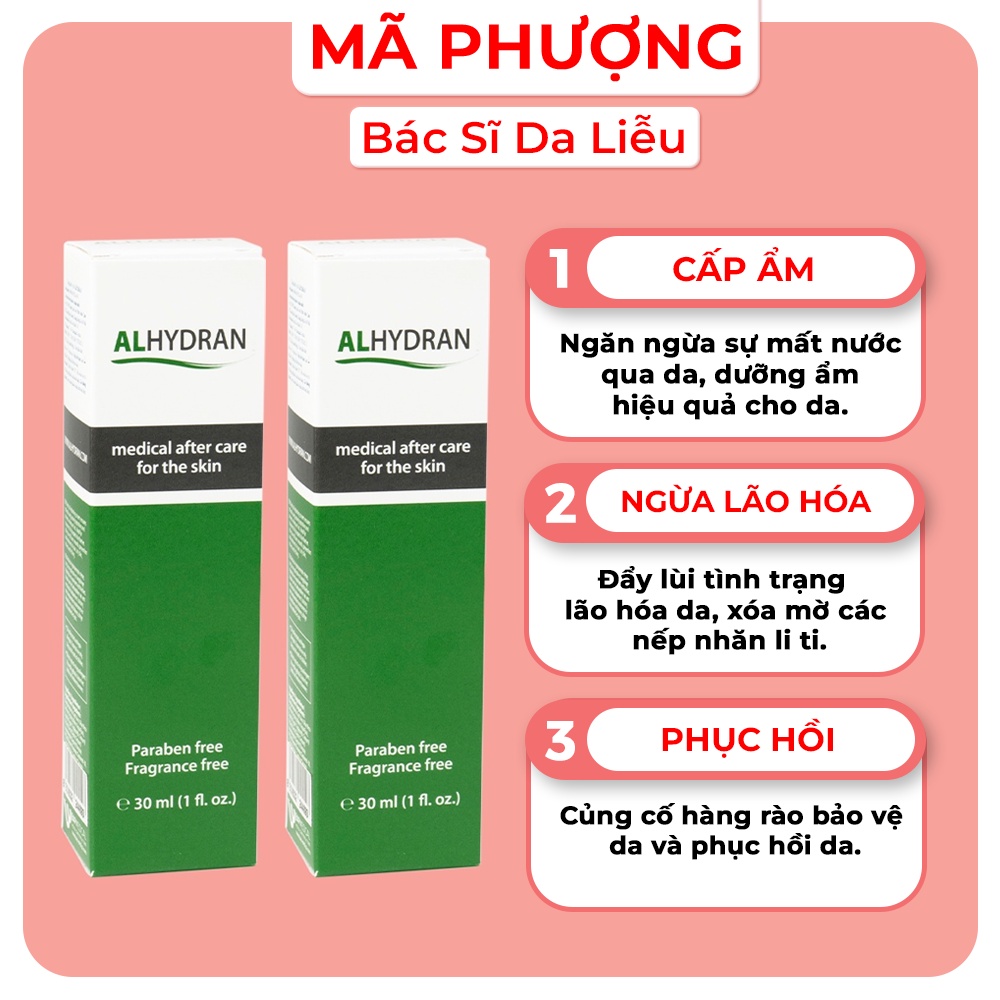 Kem dưỡng ẩm phục hồi Alhydran