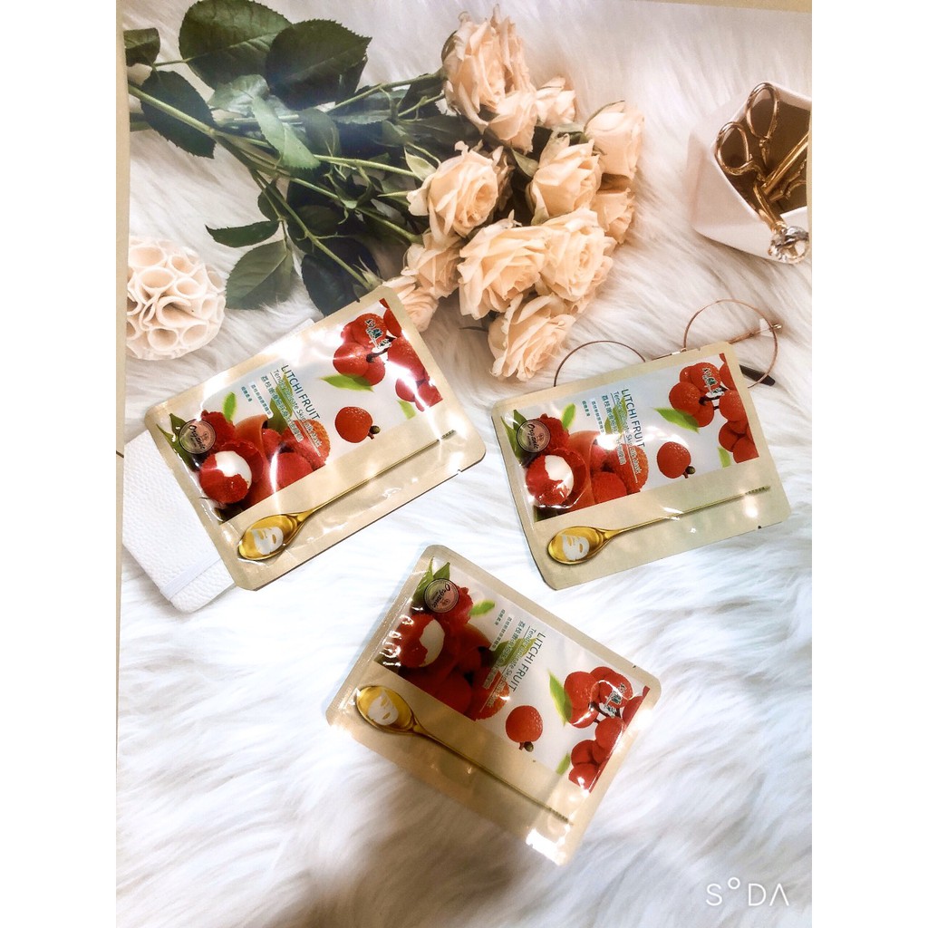 Mặt nạ giấy dưỡng trắng da cấp ẩm nước chiết xuất hoa quả HUANYANCAO nội địa Trung | BigBuy360 - bigbuy360.vn