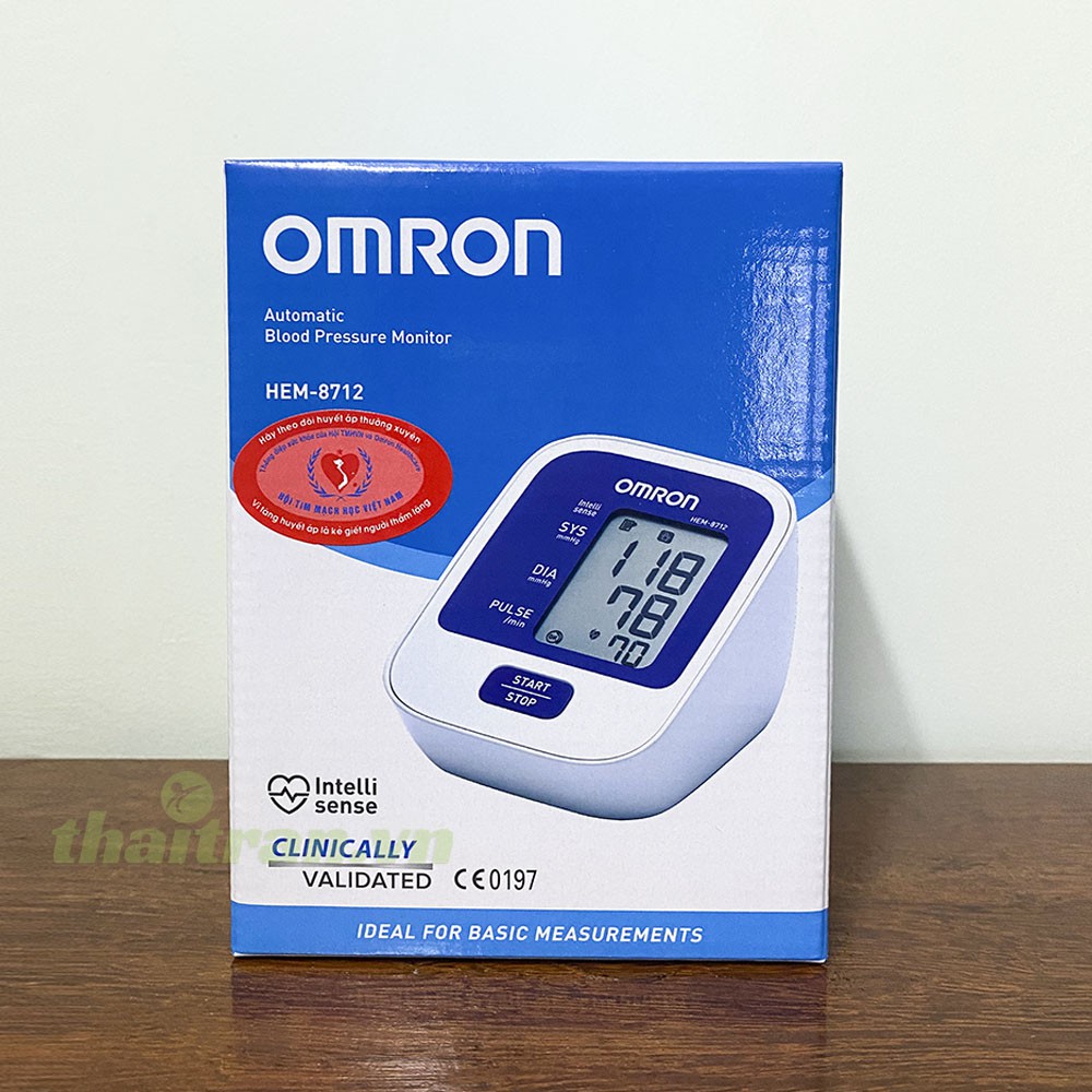 Máy Đo Huyết Áp Omron HEM-8712, HEM-7142T2, Bảo Hành 5 Năm chính hãng