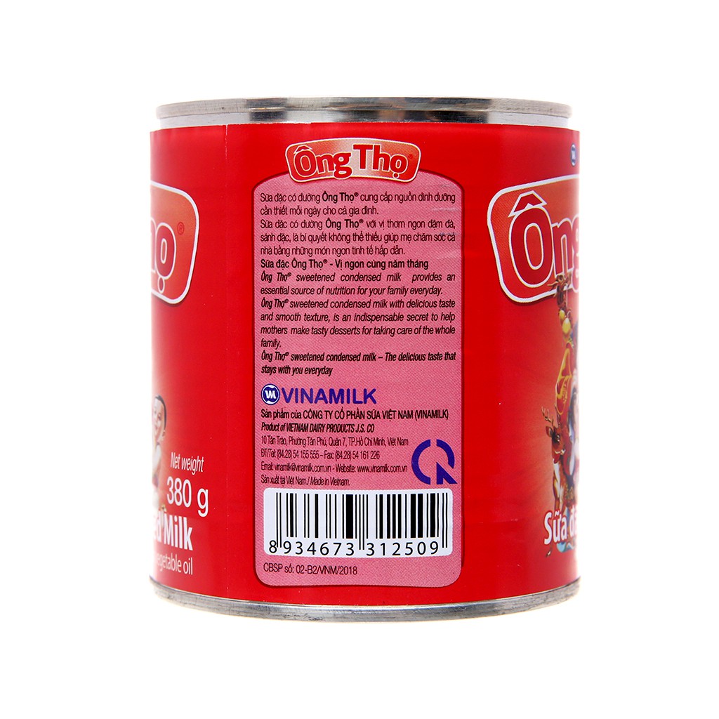 Sữa đặc ông thọ 380g đỏ