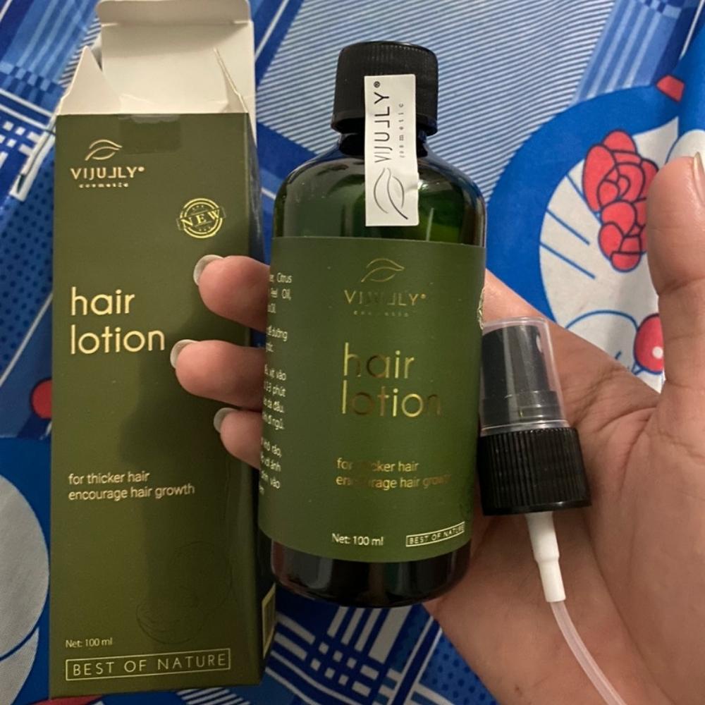 Chai Xịt Tinh Dầu Bưởi Vijully Hair Lotion 100ml Chính Hãng Giảm Ngăn Ngừa Chống Rụng Kích Thích Mọc Dưỡng Tóc Nhanh Dài