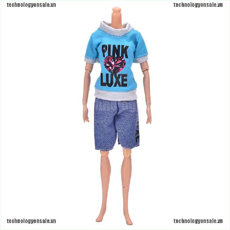 [😎😎Tech] Handmade Casual Clothes & Trousers Outfits For Barbie Boyfirend Ken Dolls hot [VN]