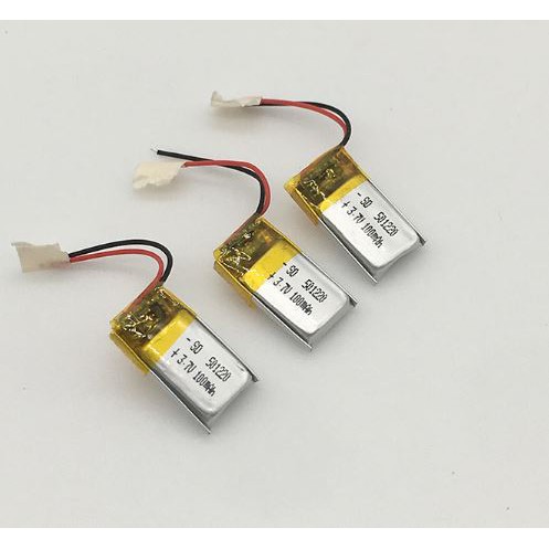 Pin lithium 501220 polymer 100mAh 3.7V cho tai nghe Bluetooth Kính 3D vòng đeo tay thể thao