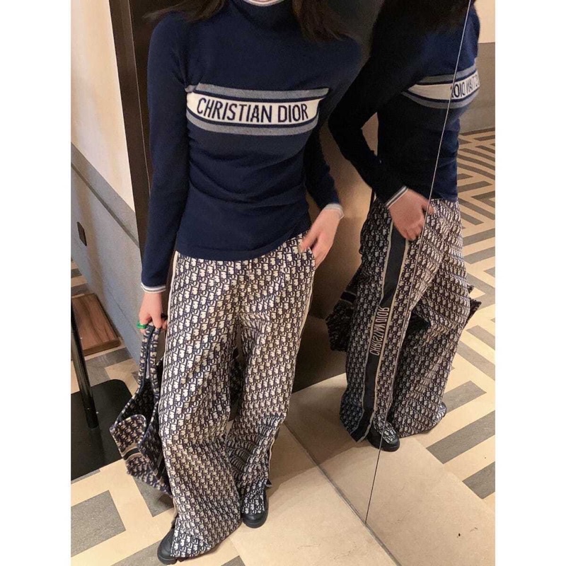 Áo Len Tăm Body Dior Cổ 3 Phân