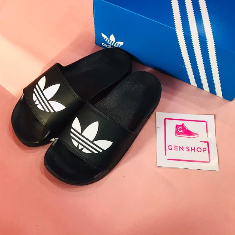 CF giày adidas das quai ngang đen nam nữ đẹp full box bill hàng cao cấp