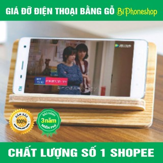 Giá đỡ điện thoại bằng gỗ MDF cao cấp, sơn bóng: Để iPhone, iPad, smart phone...