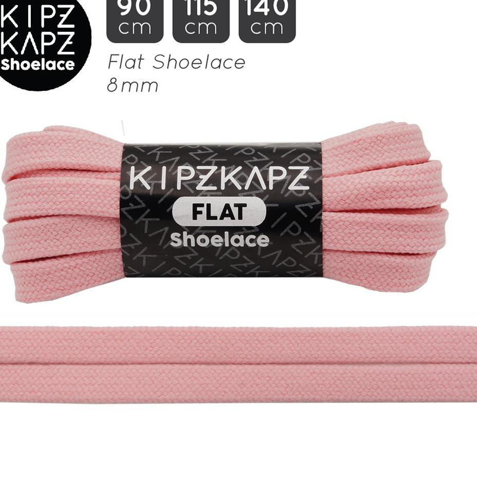 Dây giày Kipzkapz F7 màu hồng 90cm 115cm 140cm 8mm