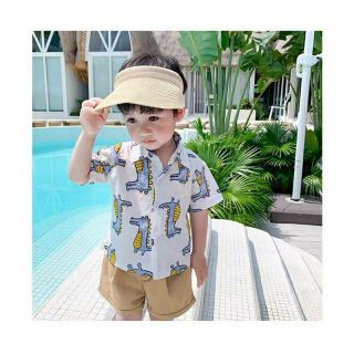 ÁO SƠ MI ĐŨI HOẠT HÌNH CHO BÉ