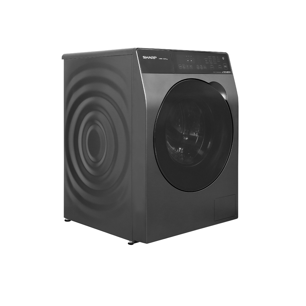 Máy giặt Sharp 12.5 KG ES-FK1252PV-S 2021 Giặt nước nóng, Thêm đồ trong khi giặt, giao hàng miễn phí HCM