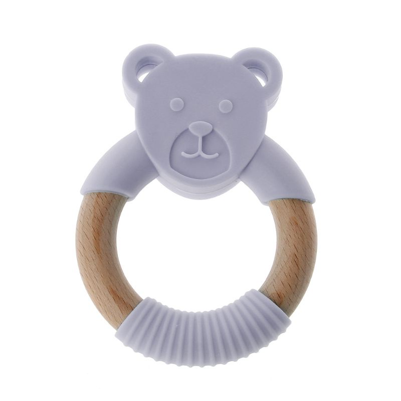 Đồ Chơi Ngậm Nướu Bằng Silicone Không Chứa BPA Dành Cho Bé