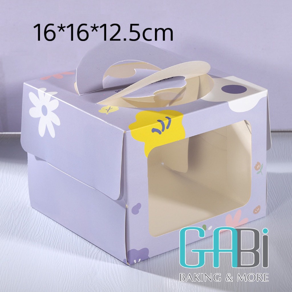 Hộp giấy đựng gato 15-16cm (nhiều mẫu)