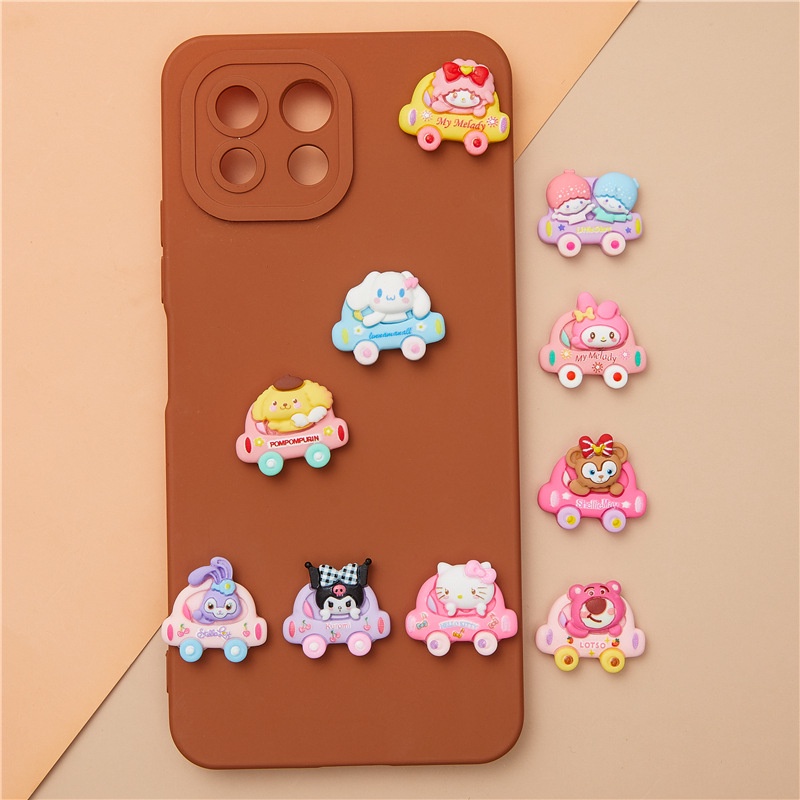 xe hoạt hình Resin phụ kiện dép Crocs charm DIY khóa giày crocs jibbitz Nhựa trang sức Phụ kiện trang trí giày crocs nút trang trí điện thoại di động Nắp đậy / Khung ảnh / Cốc nước / Túi Nguyên liệu làm phụ kiện handmade sáng tạo
