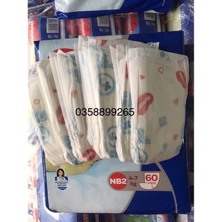 Miếng Lót Sơ Sinh Huggies NB2 60 miếng